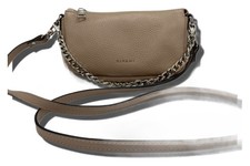 ripani 2-Way Mini Leather Bag Shoulder Bag Authentic Women “D:1.97" H:3.94" 1494