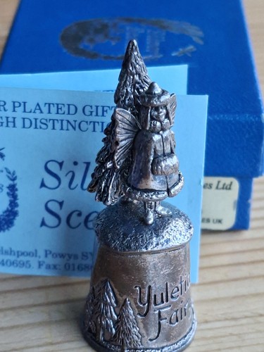 Silver scenes thimble - silver,