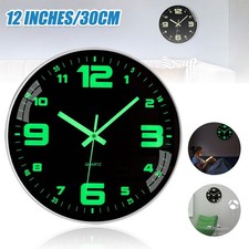 12" Luminous Wall Clock Silent