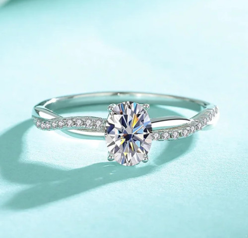 0ct oval cut lab created - 1.0ct,