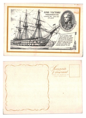 Postcard hms victory - -,