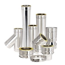 Twin wall flue - wall,