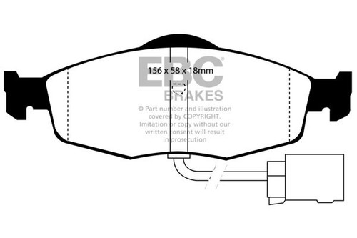 Ebc yellowstuff front brake - ebc,