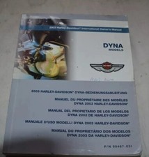 Genuine Harley Davidson DYNA Models 2003 Workshop Manual 994467-031