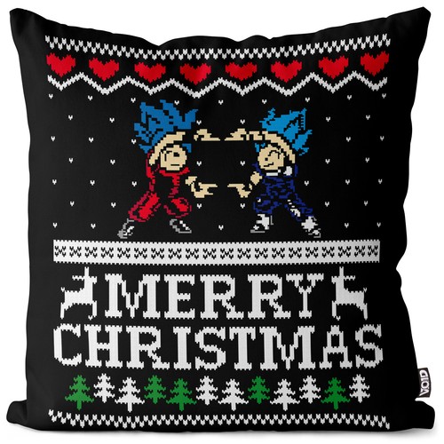 Christmas goku cushion cover - goku,