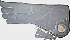 Eagle and Falconry Glove 4 Layers Pure Nubuck Leather 17 Inches Charcoal colour