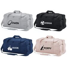 Personalised Sports Holdall Kids School Boys Girls PE Sports Gym Shoe Kit Bag
