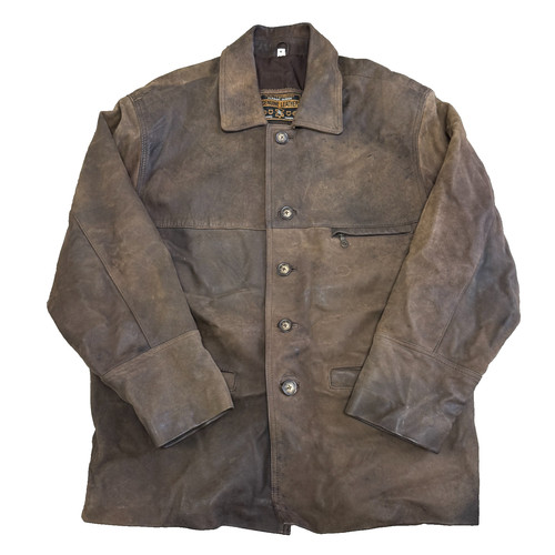 Vintage brown real leather - vintage,
