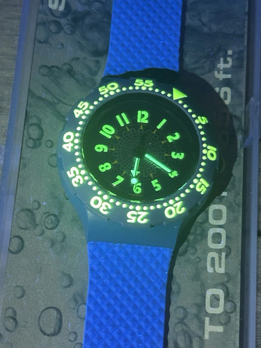 Vintage running swatch scuba - running,