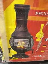 Cast Iron Garden Heater  Fire