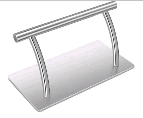 Stainless footrest salon chair - stainless,