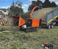 Timberwolf tracked wood