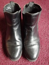 mens black boots 7.5/8