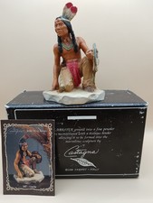 Castagna Collection Figurine Native American 187 Uncla 1989 Vintage Rare 12cm