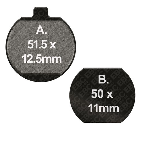 Brake pads std ebc 732 - ebc, 732.05.01