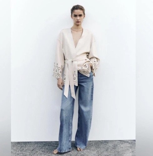 Zara die cut - suede, effect