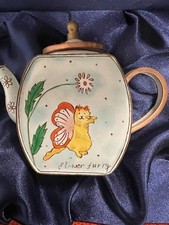 Charlotte di Vita Teapot Hand Painted Flower Design - #3504