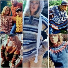 1980s Boucle Bobble Fair Isle