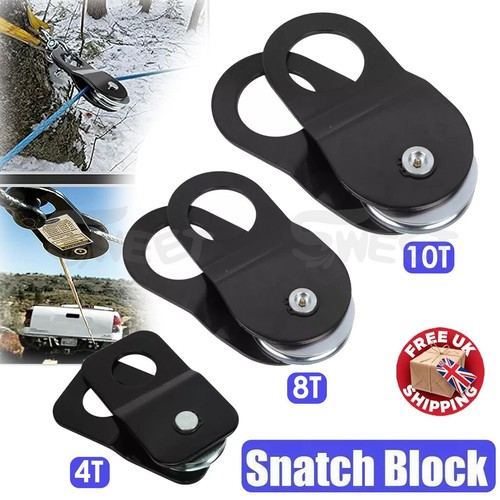 Heavy duty winch snatch - winch, block