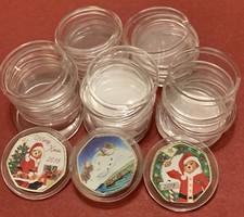 28mm Clear Coin Holder Capsule