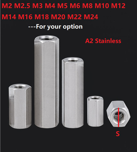 All thread connectors hex - all,