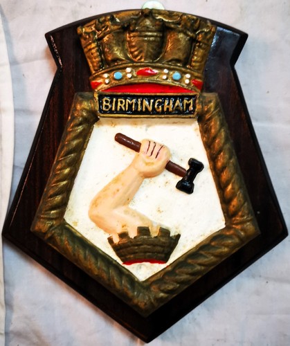 Hms birmingham ship crest - hms,