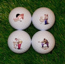 Used Golf Balls x4. Happy