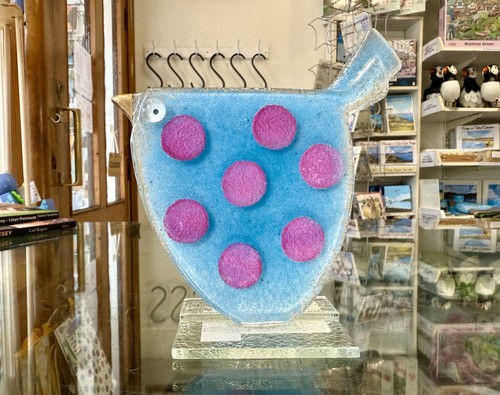 Fused glass ornament - fused,