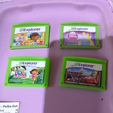 Leappad four games bundle. Dora, Cars, Doc McStuffins, Disney Princess