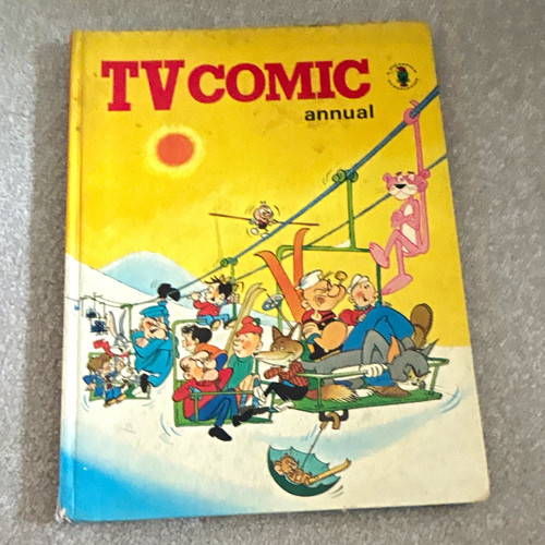 Comic annual 1971 pink - tv,