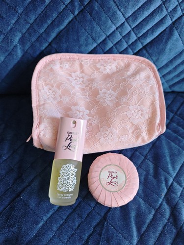 Vintage yardley pink lace - vintage,