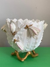 Antique Moore Bros English Porcelain “Cactus” Planter / Vase c.18