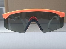ORIGINAL OAKLEY RAZOR BLADES Orange Frame (with number ID) & Grey Trigger Arms