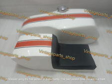 Fit For Yamaha TZ TD 250 350 White & Red Painted Steel Petrol Tank With Seat