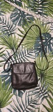 Jobis Black Leather Shoulder Bag Crossbody