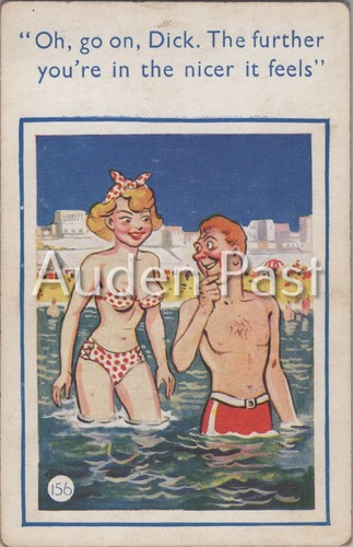 Vintage comic postcard - vintage,