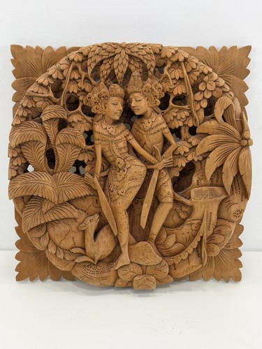 Wooden antique rama sita - antique,