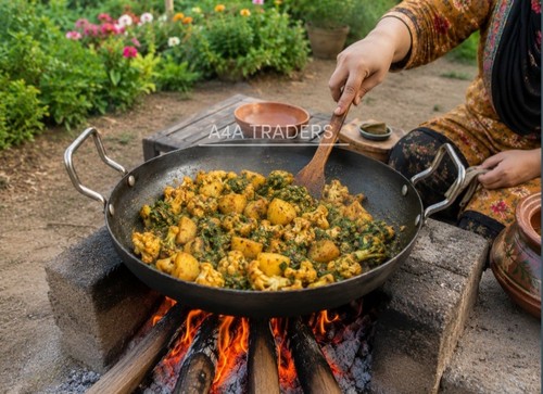 Pure iron karahi - pure,