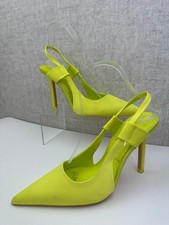 ZARA Yellow Neon Slingback