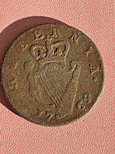 1769 GEORGE III COPPER HALF