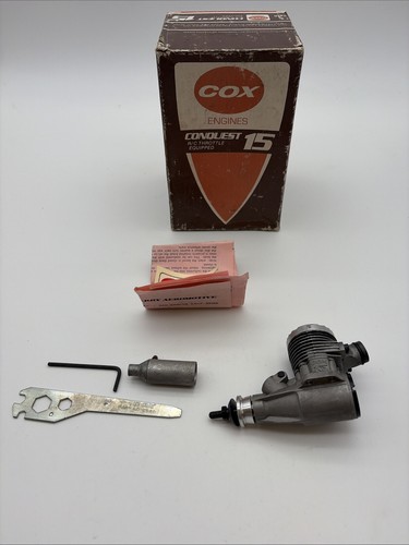 Vintage cox conquest 15ci - cox, .15ci