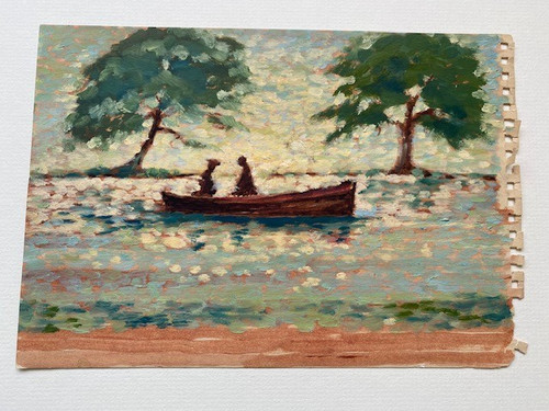 Couple enjoying boat - couple, trip