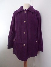 Ladies' purple coat from 'Gabriella Vicenza' size 14