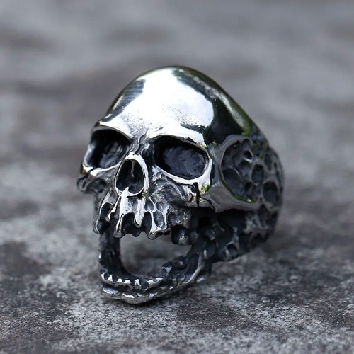 Mens gothic biker - gothic, skull
