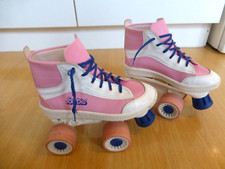 Barbie Roller Boots, vintage 1980s collectable Mattel, Diana pink, UK 4 small