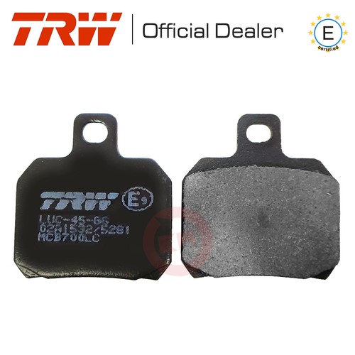 Trw organic rear brake pads - organic,