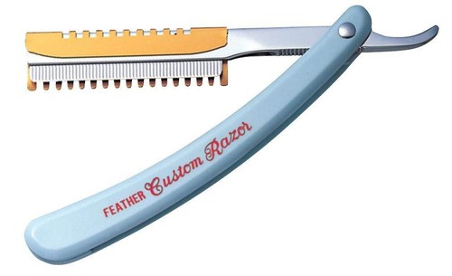 Feather custom razor - custom, made