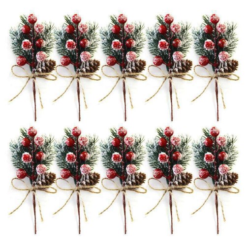 10x artificial pine branch - pine,