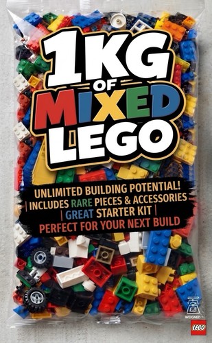 1kg mixed lego - of, parts
