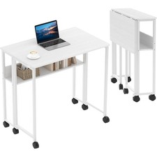 Folding Desk Rolling Desk with